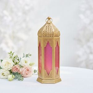 Classic Hot Selling Gold Moroccan Tea Light <b>Candle</b> Lanterns for Home and Wedding Decorations - Product Image 1