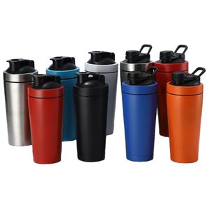 Botella de Proteína <span class=keywords><strong>para</strong></span> Gimnasio, Botella Mezcladora de Proteína, Vaso Mezclador de Acero Inoxidable 304 - Product Image 1