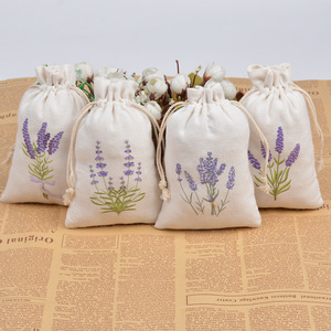 Yiwu nouveau sac cadeau lavande stockage cordon Bundle poche bijoux emballage sac lin Bundle poche - Product Image 1