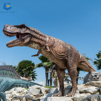 SGD77 parc d'aventure en plein air exposition de dinosaures période jurassique dinosaure Trex animatronique à vendre