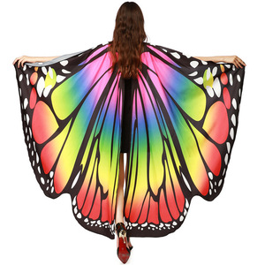 Coldker 47 – foulard à ailes de papillon Pashmina pour femmes, accessoire de Costume, collection 70925, livraison directe - Product Image 5