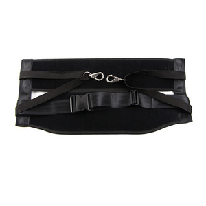 de plástico ABS de la tela de oxford de pesca luchando cinturón peche mer ajustable caña de pescar soporte vientre cinturón - Product Image 4