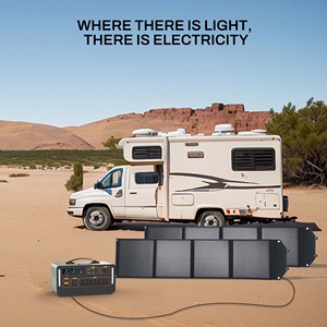 สถานีไฟฟ้า 1500w 1024wh พร้อมแผงโซลาร์เซลล์ สถานีไฟฟ้าเคลื่อนที่ไร้สายออลอินวันสำหรับกรณีฉุกเฉินกลางแจ้ง - Product Image 3