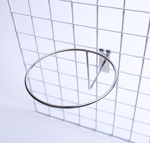 Cesta colgante de Metal a juego para pared, estante de almacenamiento y exhibición de rejilla de alambre de púas - Product Image 6