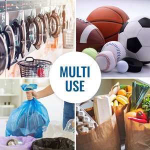 Carro utilitario con ruedas para compras, lavandería de comestibles y carro trepador de escaleras con capacidad para hasta 90 libras, compacto y plegable - Product Image 6