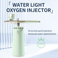 KKS mano hidratante nano niebla facial oxígeno chorro de agua inyector de oxígeno de agua Mini aerógrafo inyector de oxígeno de agua Facial