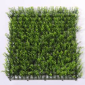 Panel de pared de césped artificial impermeable ecológico de alta calidad de 50x50cm <span class=keywords><strong>para</strong></span> uso en exteriores Planta decorativa verde popular - Product Image 6