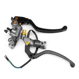 Palanca de Cilindro Maestro de Freno Hidráulico para Motocicleta de Aleación de Aluminio con Interfaz de Montaje para Espejo M10 - Product Image 1