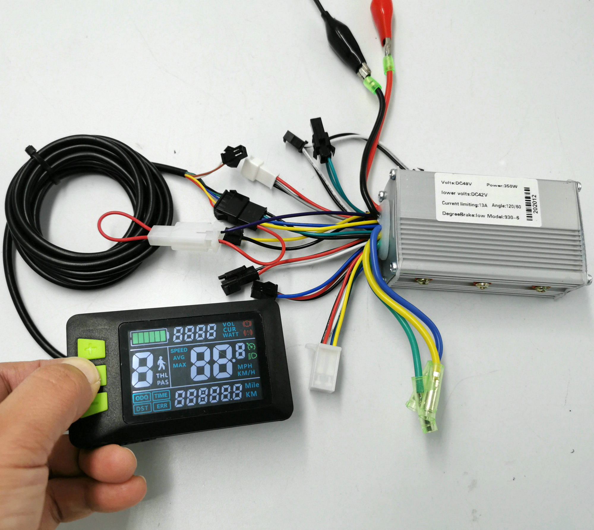 Цветной экран ЖК-дисплей 930 + регулятор вентильного двигателя 24V/36V/48V/60V 250W350W детали для электрического велосипеда горный велосипед Скутер инструмент