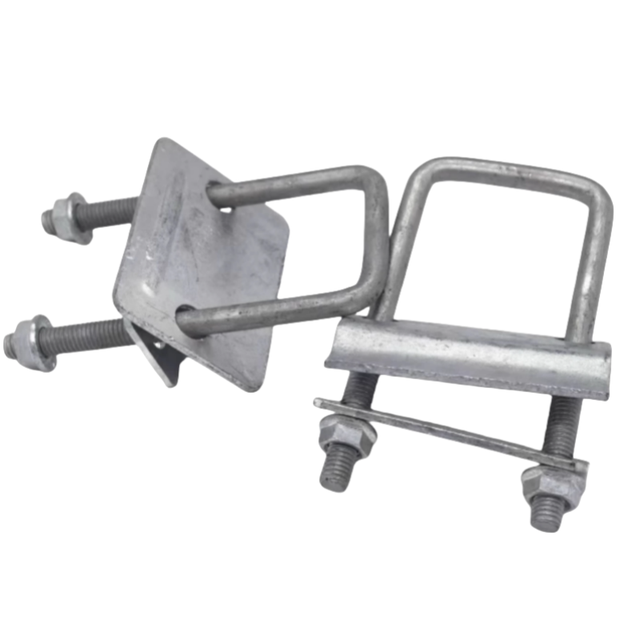Hot Dipped Galvanized Square U Bolt and Nut Steel Metal Solar Panel Photovoltaic Bracket Fasteners