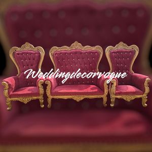 Sofá Love Seat biplaza antiguo moderno personalizado para hoteles, villas, muebles de diseño para bodas - Product Image 1