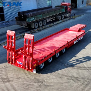 車両マスター 新型 4軸 60トン ローボーイ セミトレーラー ローベッド トラックトレーラー ローベッドトレーラー 販売中 - Product Image 2