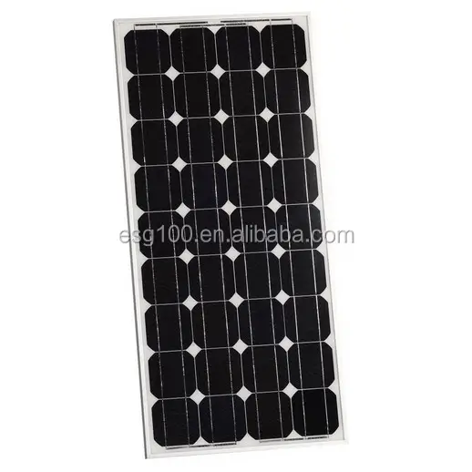 ESG High Quality On Off Grid Home System 100 Watt 120W 150W Monocrystalline PV Module Solar panel