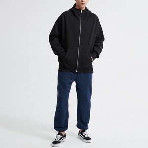 Sudadera con Capucha Premium 100% Algodón, 500gsm, Gruesa, con Cierre, para Hombre, Estilo Urbano, Logotipo Personalizado, Diseño con Estampado Puff - Product Image 6