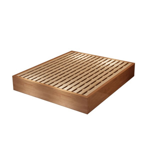 Solid Wood Tatami <b>Bed</b> 1.2M 1.5M Platform <b>Bed</b> Japanese Modern Minimalist Style Floor Standing Bedroom Furniture - Product Image 5