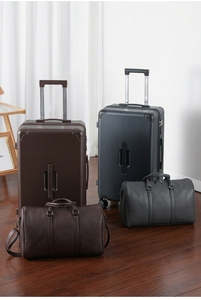 Nouvel ensemble de bagages de voyage <span class=keywords><strong>à</strong></span> roulettes en polycarbonate bleu léger, bagages de voyage 20'' 22'' 24'' 26'', faible MOQ, <span class=keywords><strong>4</strong></span> <span class=keywords><strong>roues</strong></span>, 2 valises <span class=keywords><strong>à</strong></span> roulettes - Product Image 2