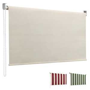 Auvent rétractable avec chaîne 200x300 cm, fixation au plafond pour balcon et terrasse - Product Image 1