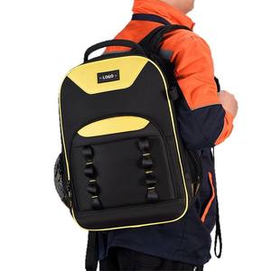 <b>Tool</b> <b>Backpack</b> Large Capacity Waterproof Multi Function Adjustable Strap Zipper Closure For Repair Installation Technician - Product Image 3