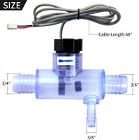 Sensor Level cair pengganti saklar aliran Q-12DS-C2 untuk Sundance Spas webcam bak panas Sweetwater Spas Model bagian #2560-040
