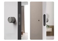 Poignée de porte ronde magnétique pour porte intérieure, clé cachée, poignée de porte ronde silencieuse, serrure de porte en bois pour la maison