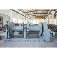 Treuil hydraulique en acier approuvé par la BV à distance sans fil de moteur à courant alternatif vertical portatif de 30Ton/guindeau/palan/Tugger