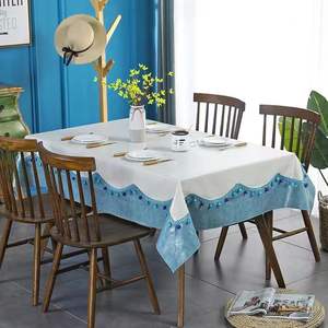 <span class=keywords><strong>Mantel</strong></span> <span class=keywords><strong>de</strong></span> encaje <span class=keywords><strong>de</strong></span> cuero PU PVC <span class=keywords><strong>individual</strong></span> tejido <span class=keywords><strong>de</strong></span> estilo mediterráneo con parte posterior <span class=keywords><strong>de</strong></span> franela para uso doméstico o en restaurante - Product Image 5