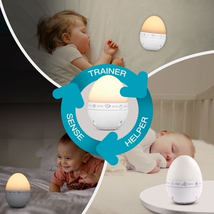 Şarj edilebilir oyuncak doğa sesleri makinesi bebek yatıştırıcı cihaz 9 müzikler bebek taşınabilir beyaz gürültü makinesi ve gece lambası - Product Image 3