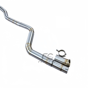 Escape Trasero de Salida Única Estilo JDM para <span class=keywords><strong>Toyota</strong></span> <span class=keywords><strong>Supra</strong></span> A90 3.0T 2019-2022, Silenciador de Alto Rendimiento Tipo Cañón Grande, Punta Azul Quemado SS304 - Product Image 3