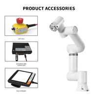 Robot collaboratif 6 axes de haute précision et sécurité, bras robotique automatisé avancé, moteur léger, ligne d'assemblage industrielle CNC