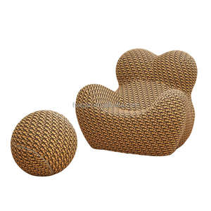 यूरोपीय शैली क्लासिक आर्मचेयर लिविंग रूम बबल चेयर घर के फर्नीचर के लिए माँ कुर्सी - Product Image 2