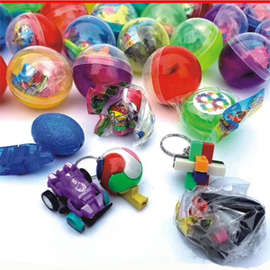 Fabrika toptan 65mm plastik kapsül topu otomat özel sürpriz hediye kapsül oyuncaklar boş kapsül topu - Product Image 4