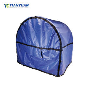 ผ้าคลุมเหล็กม้วนแบบหนาพิเศษ ขนาด 7 <span class=keywords><strong>x</strong></span> 7 <span class=keywords><strong>x</strong></span> 7 ฟุต - กันน้ำ ผลิตจากไวนิล 18 ออนซ์ - สำหรับรถบรรทุกพื้นเรียบและรถพ่วง พร้อมถุงคลุมเหล็กม้วน - Product Image 1