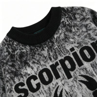 Pull en tricot vintage personnalisé de haute qualité pour hommes, col rond, printemps, fabricants ODM, viscose/polyester