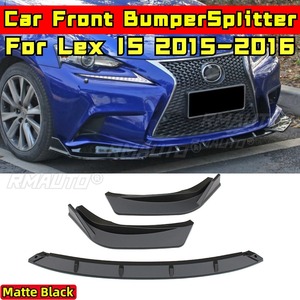 IS <b>Car</b> Front Bumper Lip Matte Black Front Bumper Splitter <b>Diffuser</b> Spoiler Cover Body Kit for Lexus IS 2015-2016 <b>Car</b> Accessories - Product Image 1