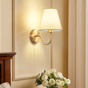 Nordic Modern Creative <strong>LED</strong> Wall Fabric Bedroom Bedside Crystal Warm White for Hotel <strong>Room</strong> Corridor Indoor Square <strong>LED</strong> Wall <strong>Light</strong> - Product Image 1