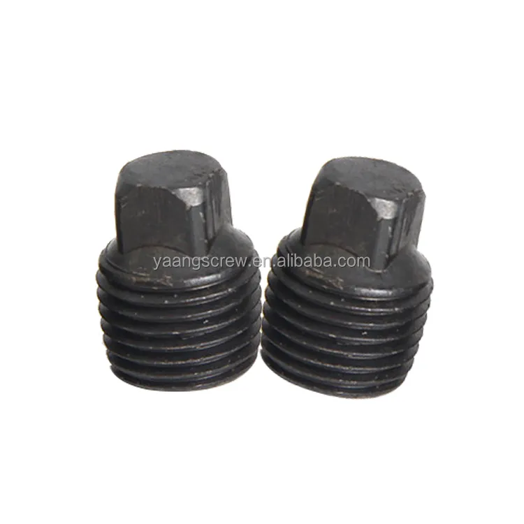 High Accurate Thread Zinc Plating Black Iron Pipe Plug