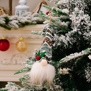 Factory Wholesale Christmas Decorations Cloth Eco Friendly Fashionable Luminous Old Man Lamp Faceless Doll Pendant Small <b>Tree</b> - Product Image 4