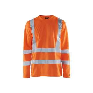 BLAKLADER - 338110705300S Hi-Vis UV Camiseta de manga larga Naranja-EAN 7330509369197 ROPA DE TRABAJO DE LA 2017 - Product Image 1
