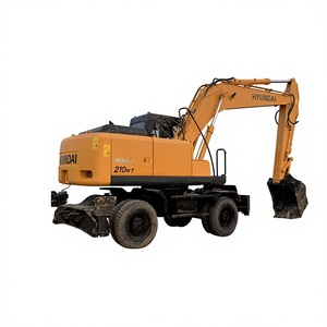 Excavadora Hidráulica de Ruedas Hyundai Usada de 21 Toneladas, Modelo 210W-9t/R210W-9/R210W-7 2023, Motor Original, 1 Año de Garantía, Lista para Usar - Product Image 1