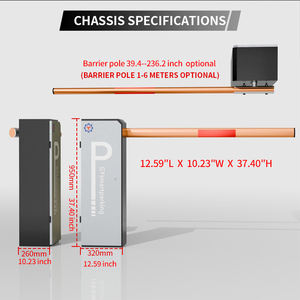 Mécanisme de barrière RFID, sécurité, entrée et sortie de voiture, contrôle d'accès, système de péage, barrière automatique intelligente, tourniquet de stationnement - Product Image 6