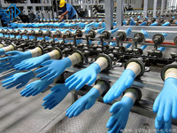Gants d'examen jetables en nitrile pur bleu sans poudre Nitrilo gants de sécurité en gros Nitrile Guantes De Nitrilo