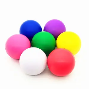 2022 rotondo colorato personalizzato PU schiuma forma rotonda schiuma Antistress giocattolo PU palla