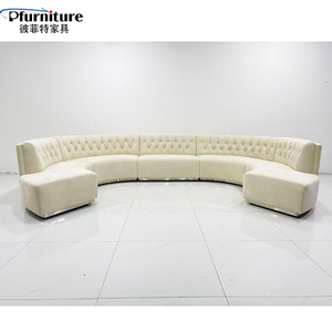Anseer Hochwertiges Luxus-L-förmiges Sofa mit Guifei-Sessel im Designer-Stil für Villen zum Fabrikpreis - Product Image 4