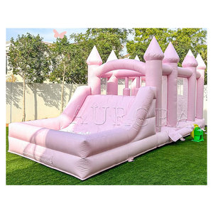 Parcours d'obstacles gonflable Wipeout bleu pour adultes PVC parcours d'obstacles gonflable toboggan <span class=keywords><strong>piscine</strong></span> maison de rebond gonflable extérieure - Product Image 2