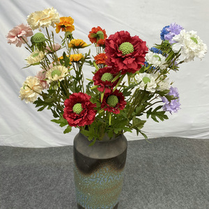 Fleurs artificielles Yiyi, Cordyceps en pin, 82 cm, toucher naturel, arrangement floral pour mariage, décoration intérieure - Product Image 3