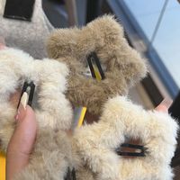 Jepit & Peniti Rambut Plush Bintang Lima Berongga Warna-warni untuk Anak Perempuan, Aksesoris Pakaian Bertema Hewan & Alam