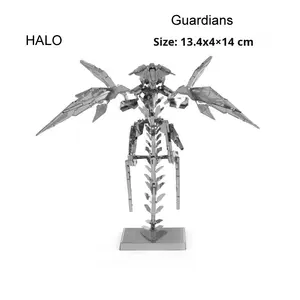 หมวกมาสเตอร์ชีฟจากเกม 3D Halo แบบโลหะ ตัวต่อแบบสามมิติ ของเล่น DIY ระดับนักสะสม 5 ดาว 50 ชิ้น ประกอบได้ภายใน 3 ชั่วโมง - Product Image 2