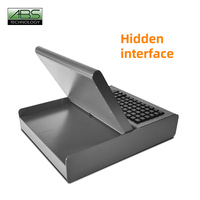 Clavier de caisse enregistreuse ABS Hot POS System pour Windows 7/10 OS, modèle ABS1900 J 1900 CPU 1280*800 DPI, métal, 4 Go RAM, 128 Go SSD