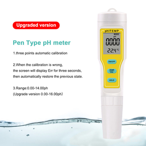 Yenvqee ad alta precisione <span class=keywords><strong>PH</strong></span> metro qualità <span class=keywords><strong>acqua</strong></span> Tester penna metro 0.05 calibrazione automatica <span class=keywords><strong>PH</strong></span> con retroilluminazione - Product Image 3