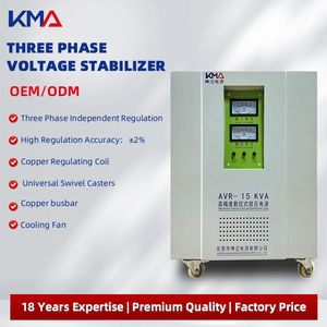 Avr-15Kva 50Hz 60Hz Bakır Bobinli 20Kva 15Kva Üç Fazlı 380V 220V Akıllı <span class=keywords><strong>3</strong></span> Fazlı Avr Otomatik Voltaj Regülatörü - Product Image 1